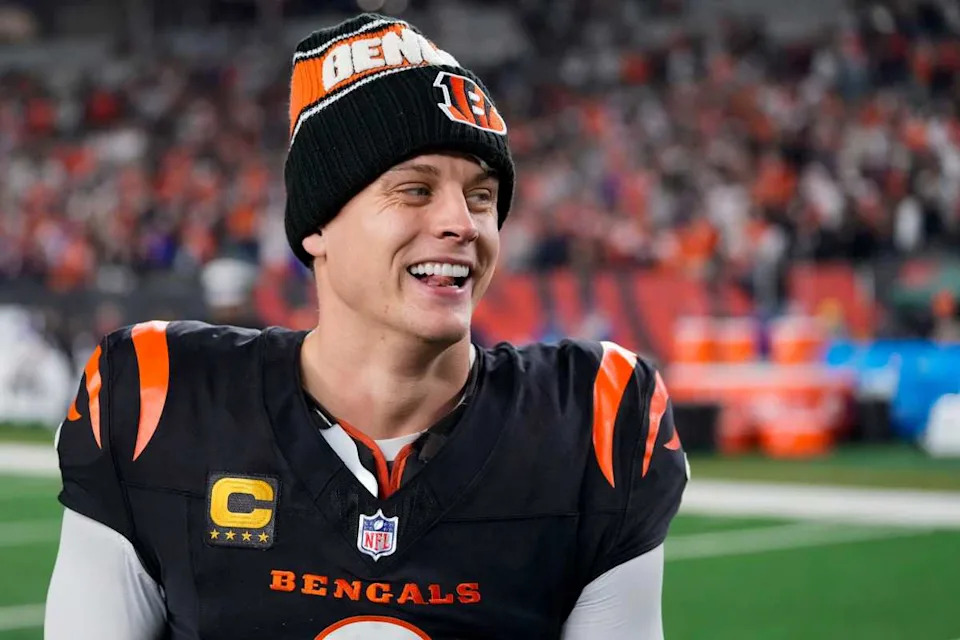 Cincinnati Bengals quarterback Joe Burrow.© Sam Greene&sol;The Enquirer &sol; USA TODAY NETWORK via Imagn Images