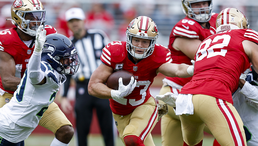 NFC West Check-In 49ers Christian McCaffrey...