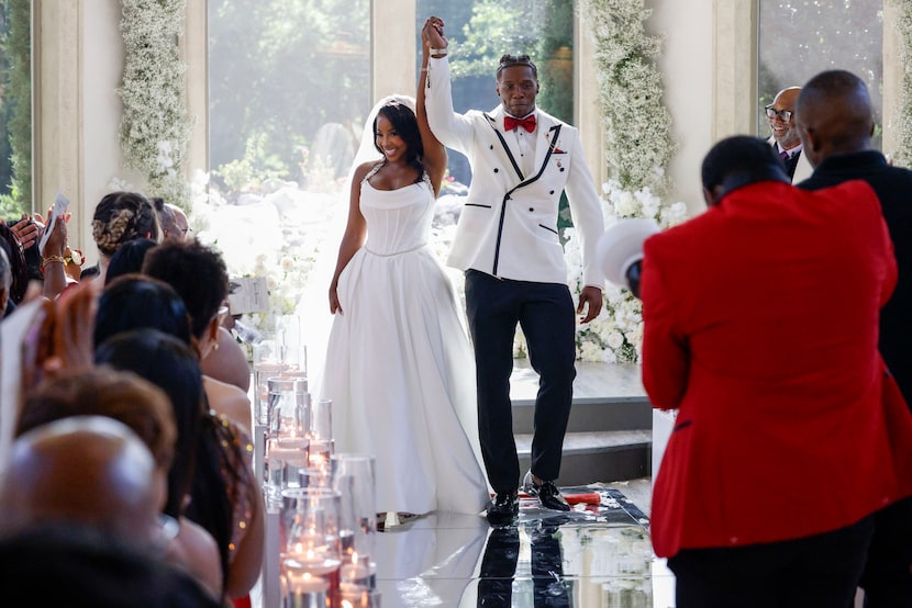 'Real Housewives of Potomac' cast member Jassi Rideaux and Dallas Cowboys linebacker Darius...