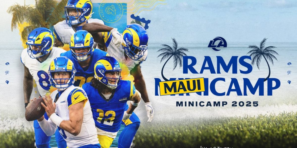 Los Angeles Rams excited for mini camp, community activities on Maui