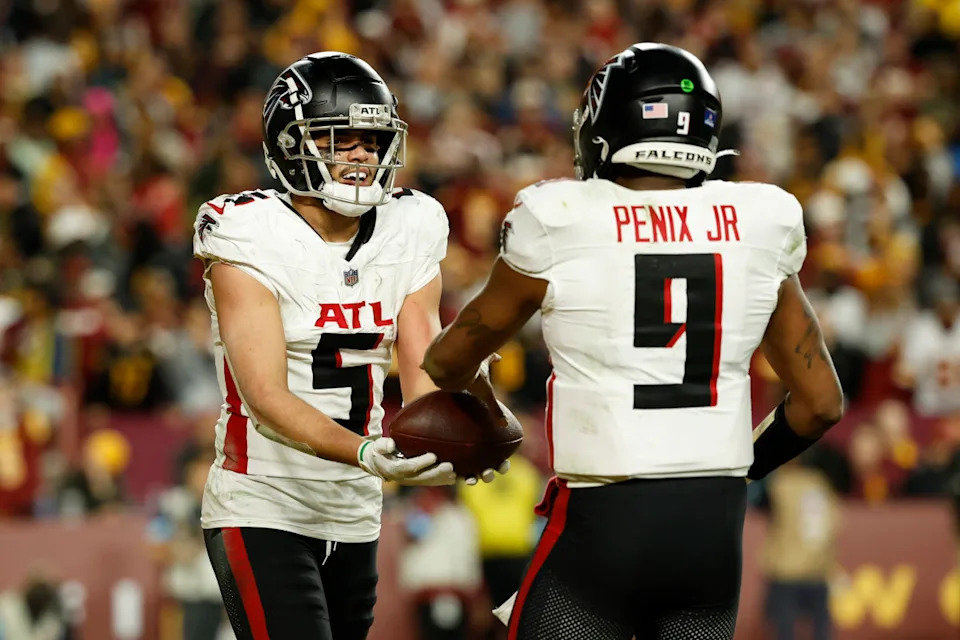 Drake London is one of many weapons Michael Penix Jr. will have at his disposal.© Geoff Burke-Imagn Images