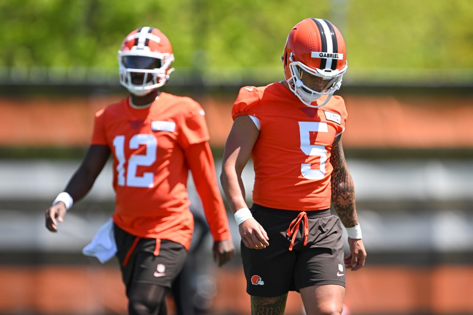 Sanders will also challenge fellow rookie Gabriel for a spot on the roster