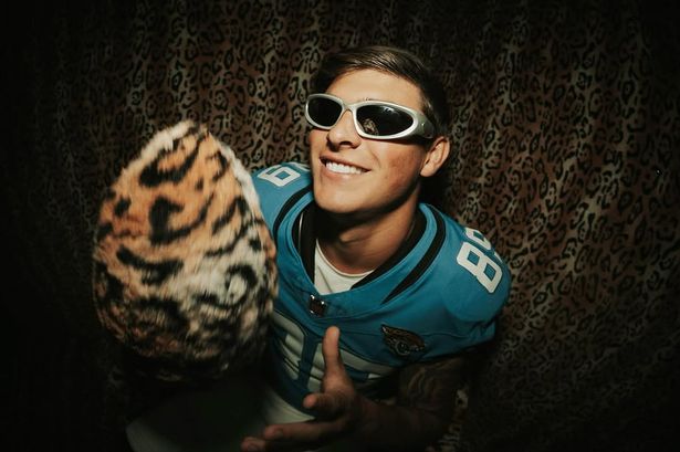 Louis Rees-Zammit is promoting the Jaguars' UK fixtures