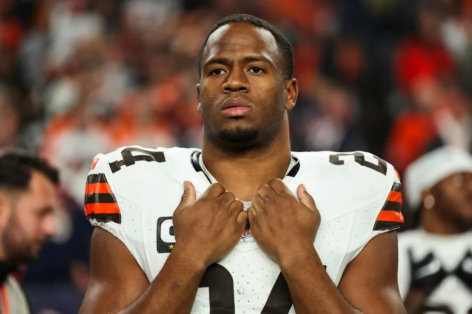 Nick Chubb, 29, played with the Cleveland Browns for each of the last seven seasons. Getty Images