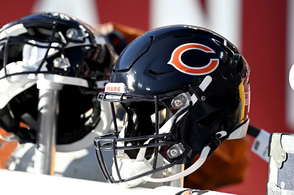 Chicago Bears logo on a helmetGetty Images