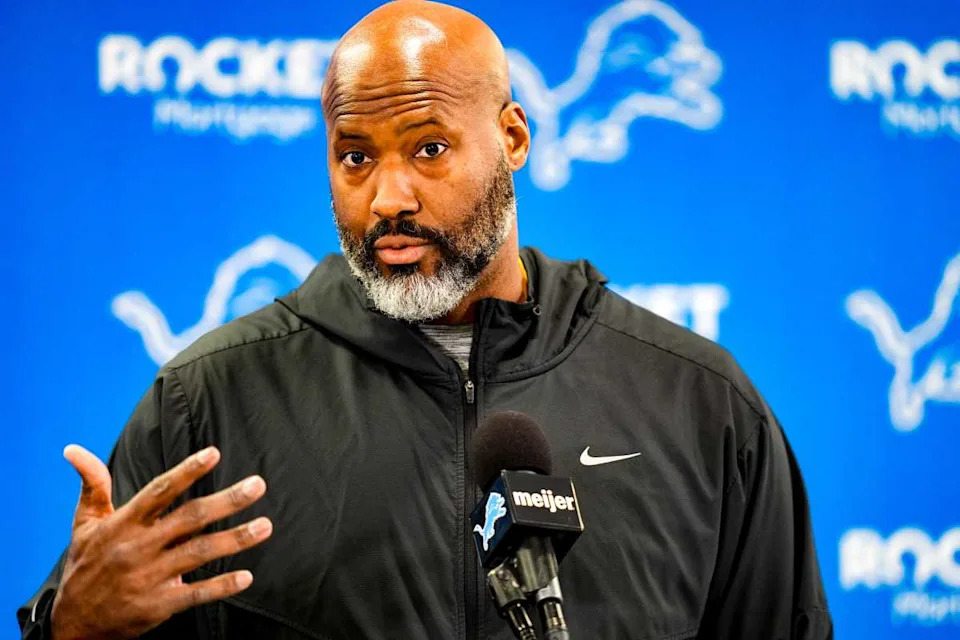 Detroit Lions general manager Brad HolmesKimberly P&period; Mitchell &sol; USA TODAY NETWORK via Imagn Images