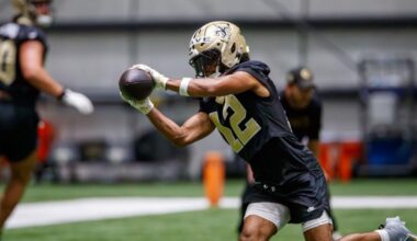 Chris Olave laughs off trade rumors: 'I love it' with Saints | Saints