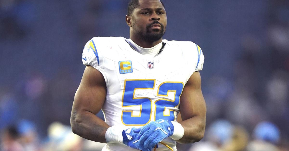 Khalil Mack 'couldn't give up on that dream' of winning with the Chargers | NFL