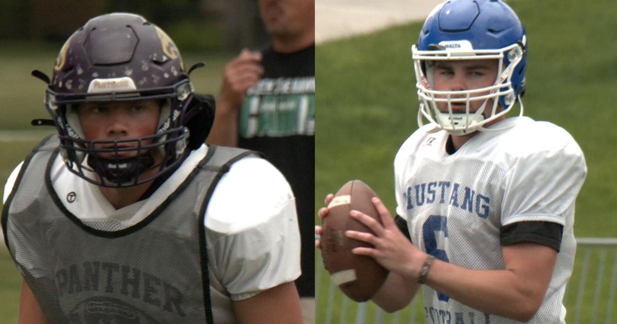 Second cousins Luke and Stockton Oxarart reminisce on football journey ahead of Class B All-Star Game | Montana High School Sports