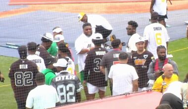 Eagles football stars, Phillies player play 4th annual Celebrity Softball Game at Coca-Cola Park | Allentown Area