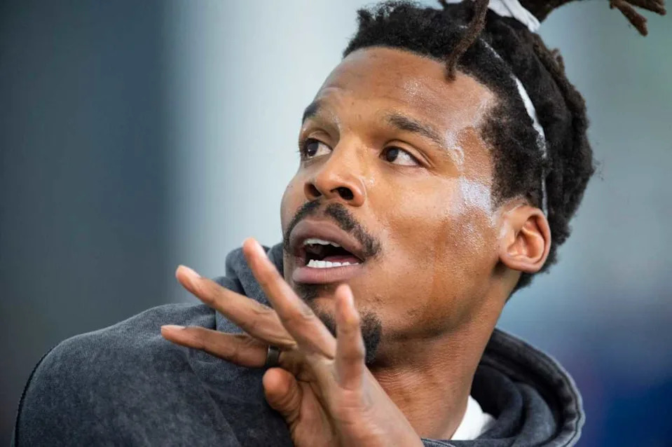 Former Auburn quarterback and NFL MVP Cam Newton.Jake Crandall &sol; USA TODAY NETWORK