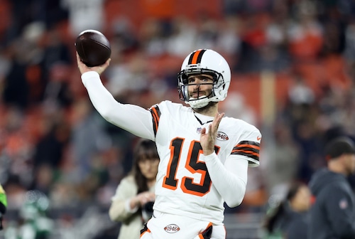 Cleveland Browns quarterback Joe Flacco 