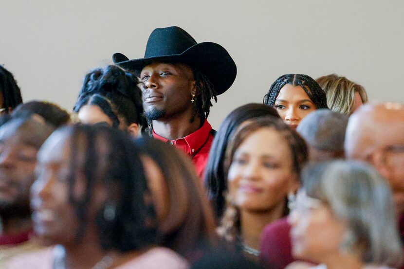 Dallas Cowboys linebacker DeMarvion Overshown at Darius Harris’ wedding to 'Real Housewives...
