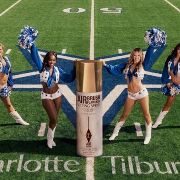 Charlotte Tilbury partners with Dallas Cowboys Cheerleaders