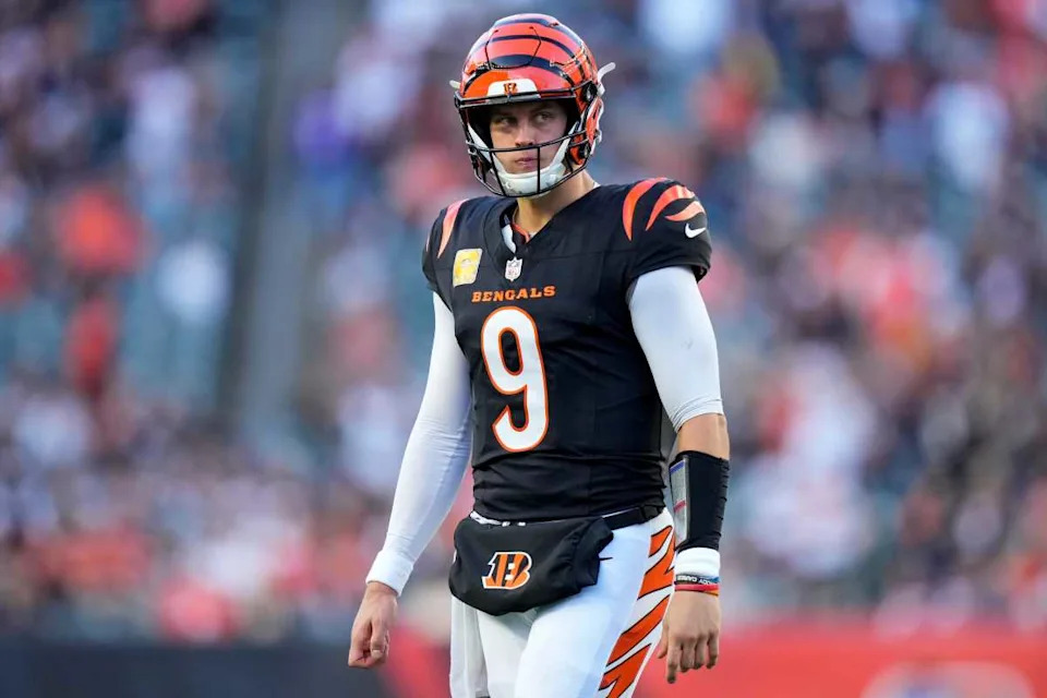 Cincinnati Bengals' quarterback Joe Burrow.Sam Greene&sol;The Enquirer &sol; USA TODAY NETWORK via Imagn Images