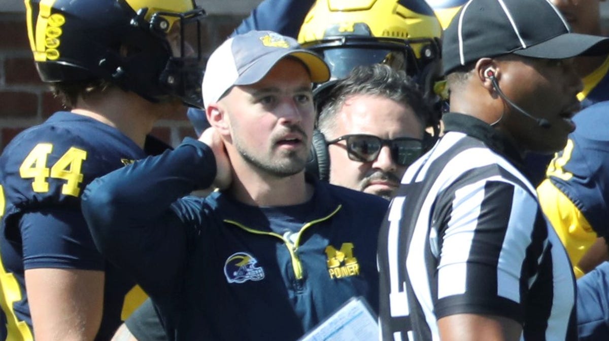Michigan football's NCAA hearing over sign-stealing scandal underway