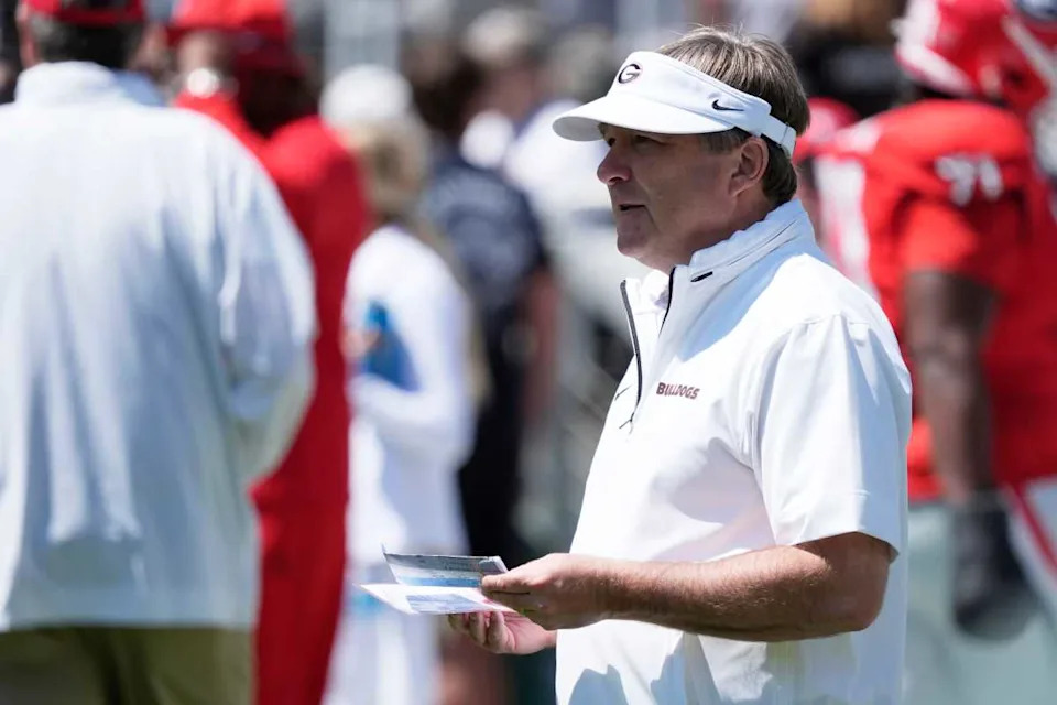Georgia Bulldogs football head coach Kirby Smart© Joshua L. Jones / USA TODAY NETWORK via Imagn Images