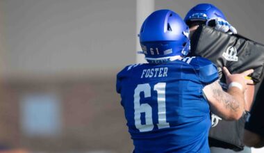 Kansas football 2026 NFL Draft offensive lineman Bryce Foster ESPN