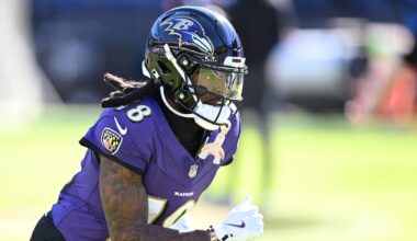 Ravens suspended WR after he refused to enter game