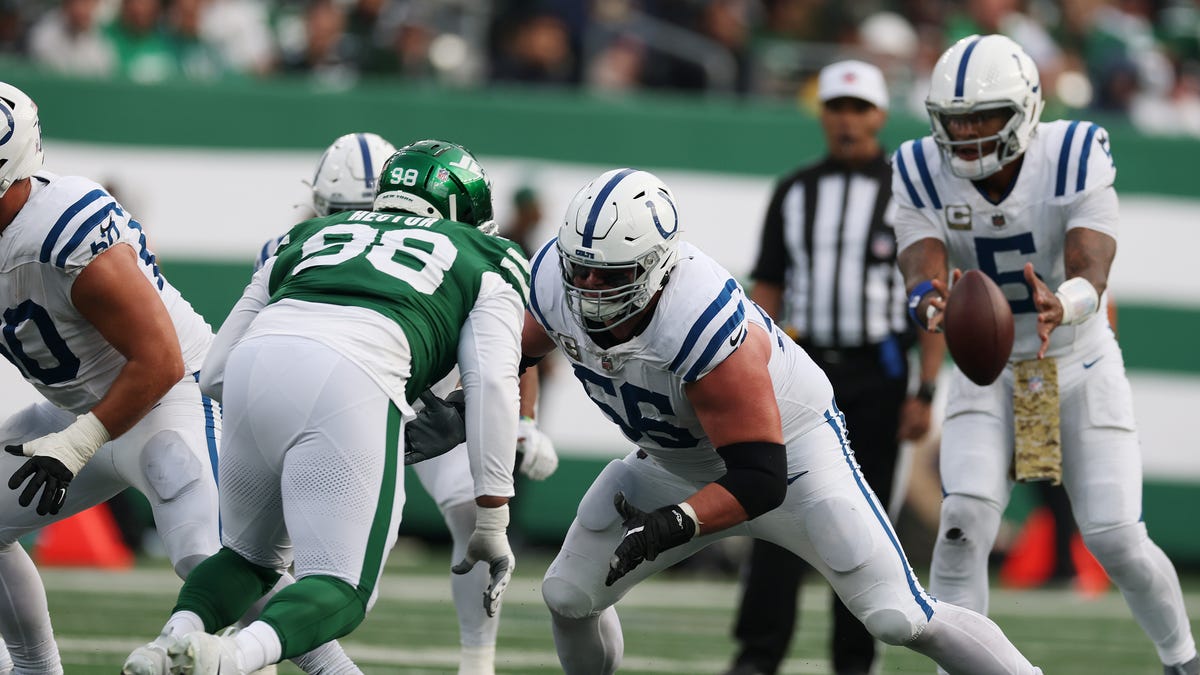 PFF grades for Quenton Nelson, Tanor Bortolini and Colts' interior OL