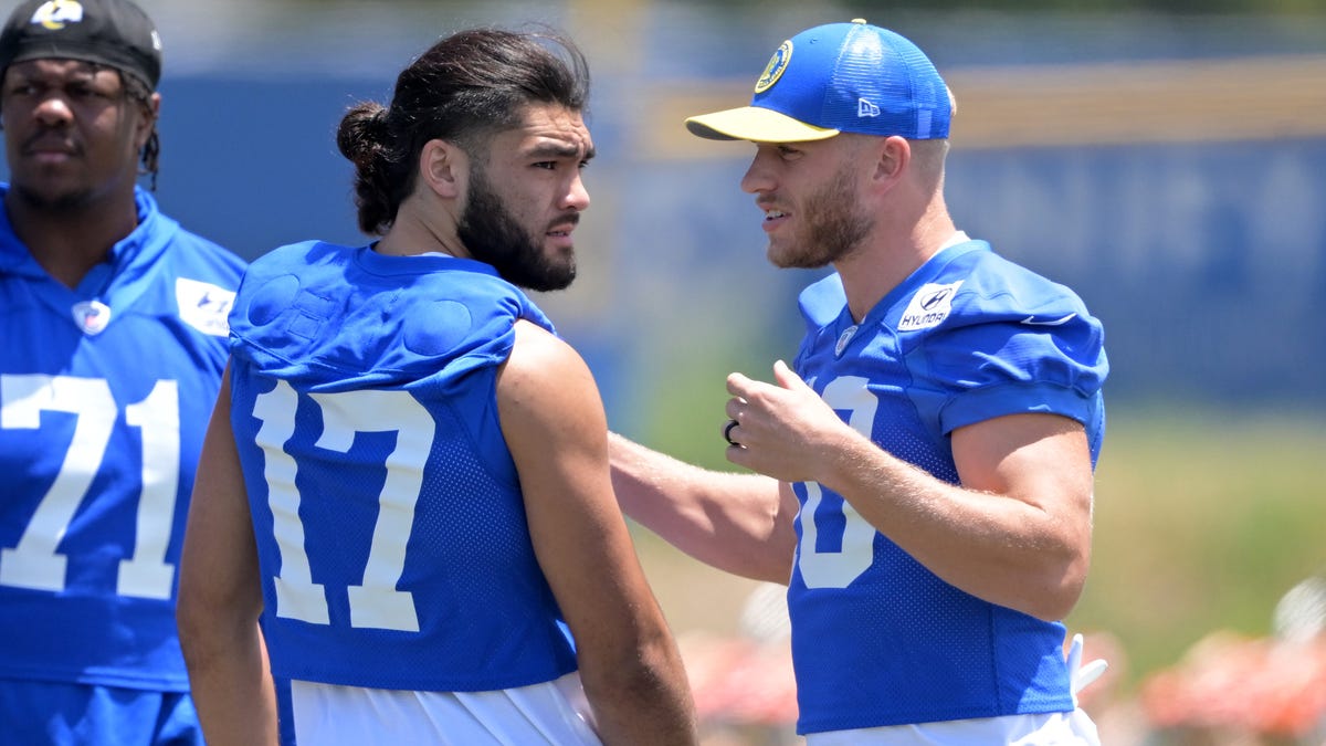 Cooper Kupp in LA training with Puka Nacua, former Rams teammates