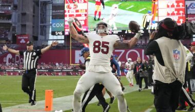 Cardinals TE Trey McBride in top 100 player ranking entering 2025