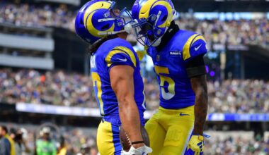 Where NFC West receiving corps rank in the NFL