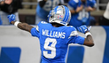 Lions WR Jameson Williams became one of NFL's top YAC threats in 2024