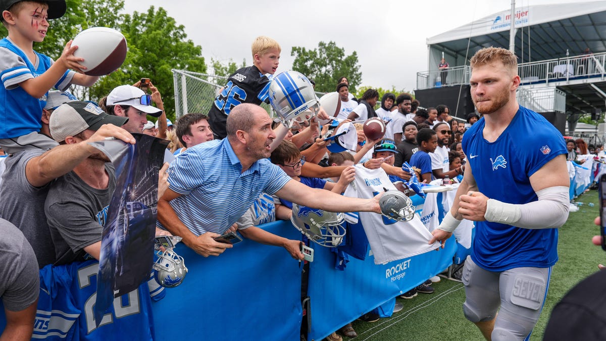 Detroit Lions training camp dates open to the public
