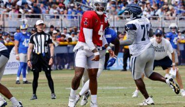 Cowboys, Rams once again squaring off in joint practice before game