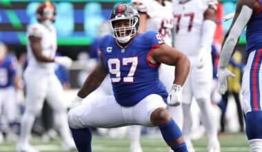 Where does Giants' D-line rank among NFL's 32 teams?