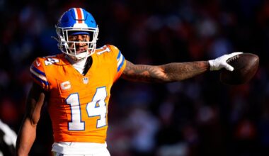 Courtland Sutton remains WR1 in 2025