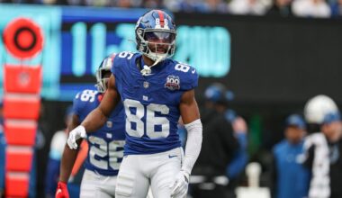 New York Giants' receivers ranked in bottom third of NFL