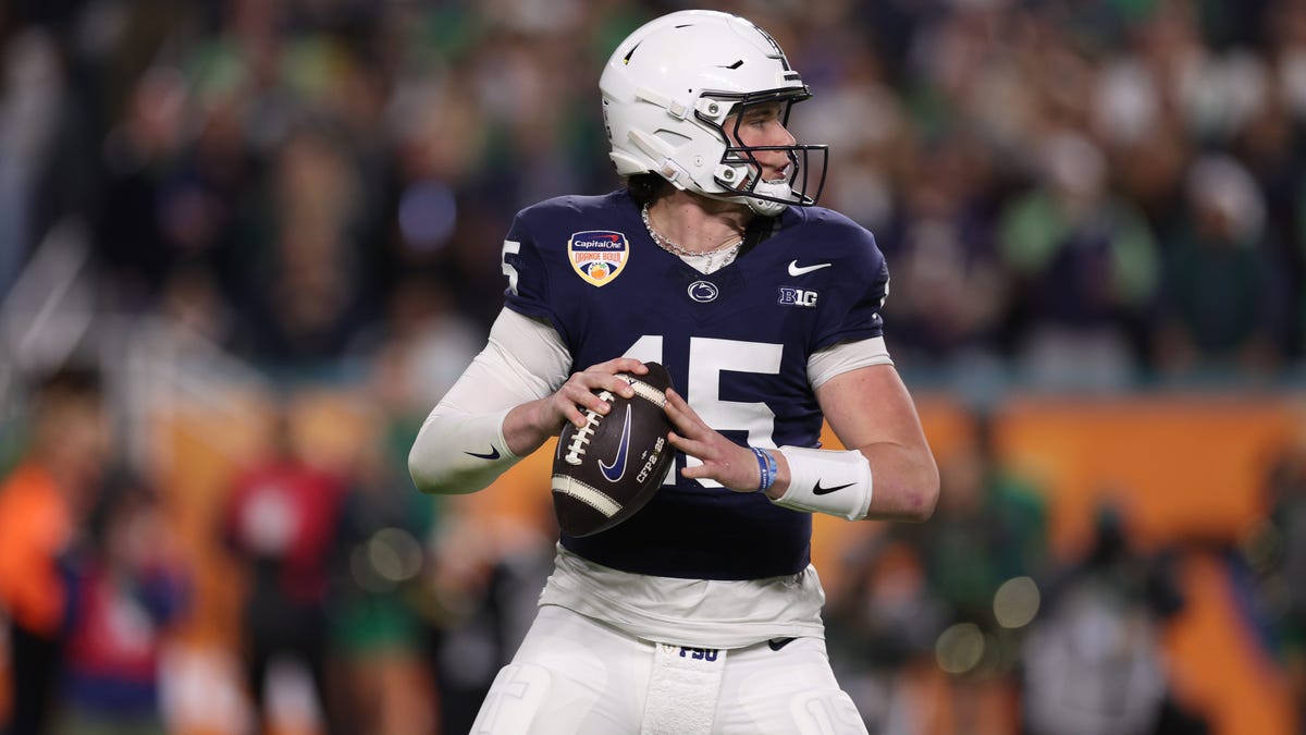 Why is there such a wide variance in projections on PSU QB Drew Allar?