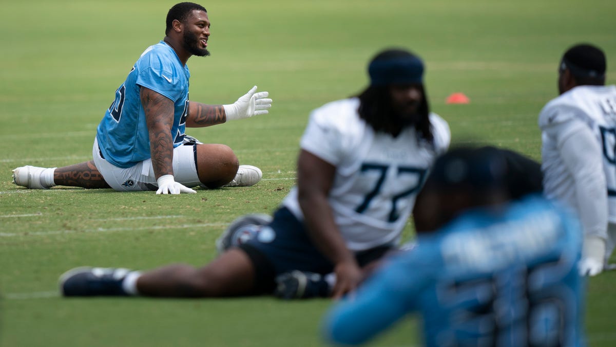 What Titans tackle JC Latham did to lose weight, get in better shape