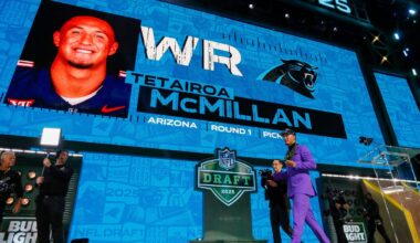 Panthers sought 'load of picks' from Rams for WR Tetairoa McMillan