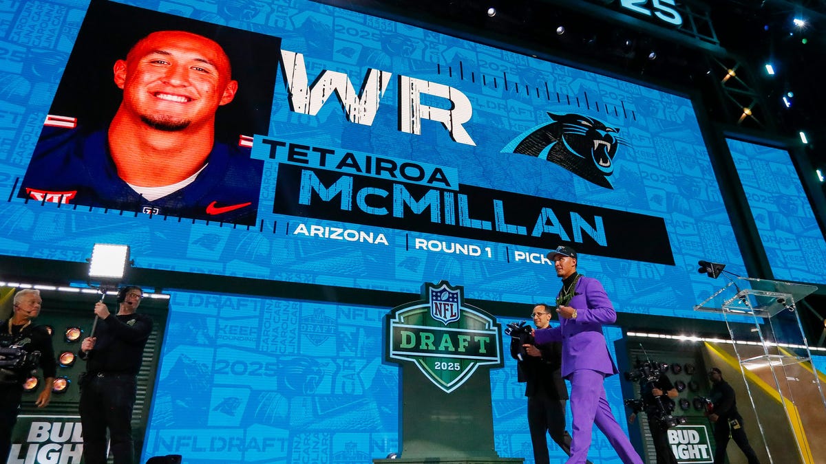 Panthers sought 'load of picks' from Rams for WR Tetairoa McMillan