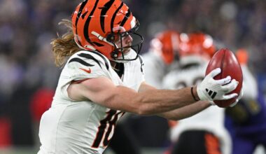 Updated WR depth chart after signing Trenton Irwin