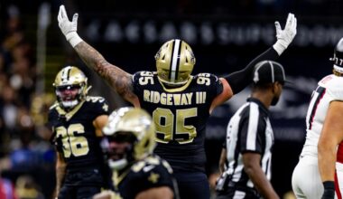John Ridgeway III is the Saints Player of Day 95