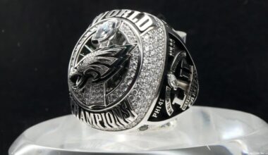 Eagles were scheduled to receive their rings on Friday June 6