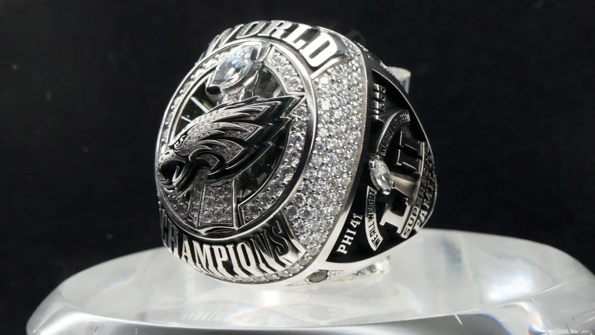 Eagles were scheduled to receive their rings on Friday June 6