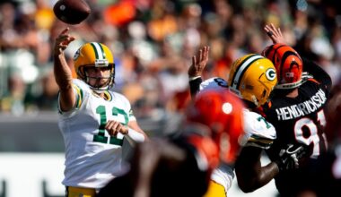 Aaron Rodgers vs Joe Burrow on Thursday night: Bengals-Steelers Week 7