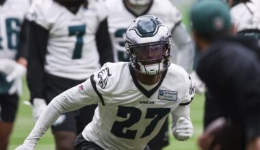 Quinyon Mitchell tells a story of his mom retiring once he was drafted