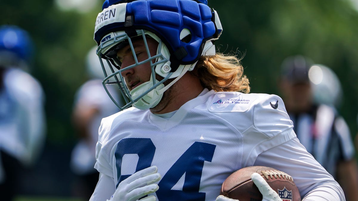 TE Tyler Warren on acclimating to new offense