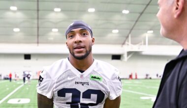 TreVeyon Henderson shows off blazing speed in Patriots practice video