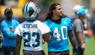 Panthers RB Trevor Etienne talks about facing his brother in Week 1