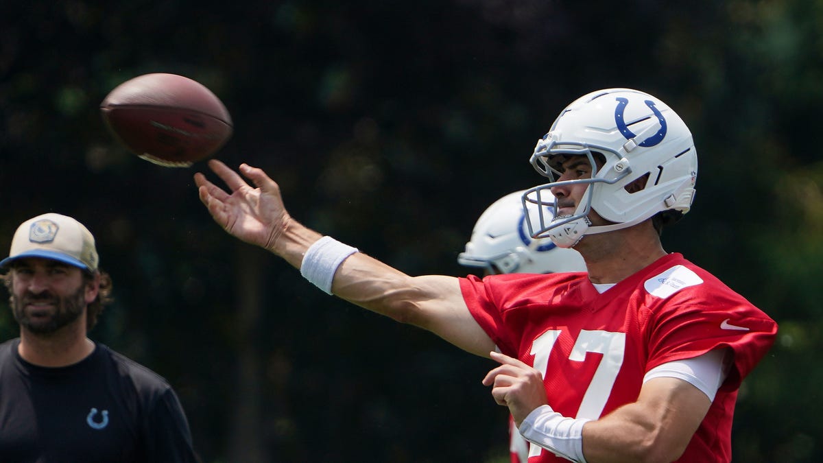 Shane Steichen 'very pleased' with QB Daniel Jones