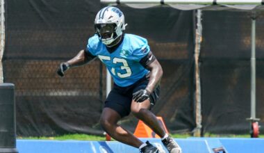 Carolina Panthers linebacker Claudin Cherelus hosts camp at Golden Gate
