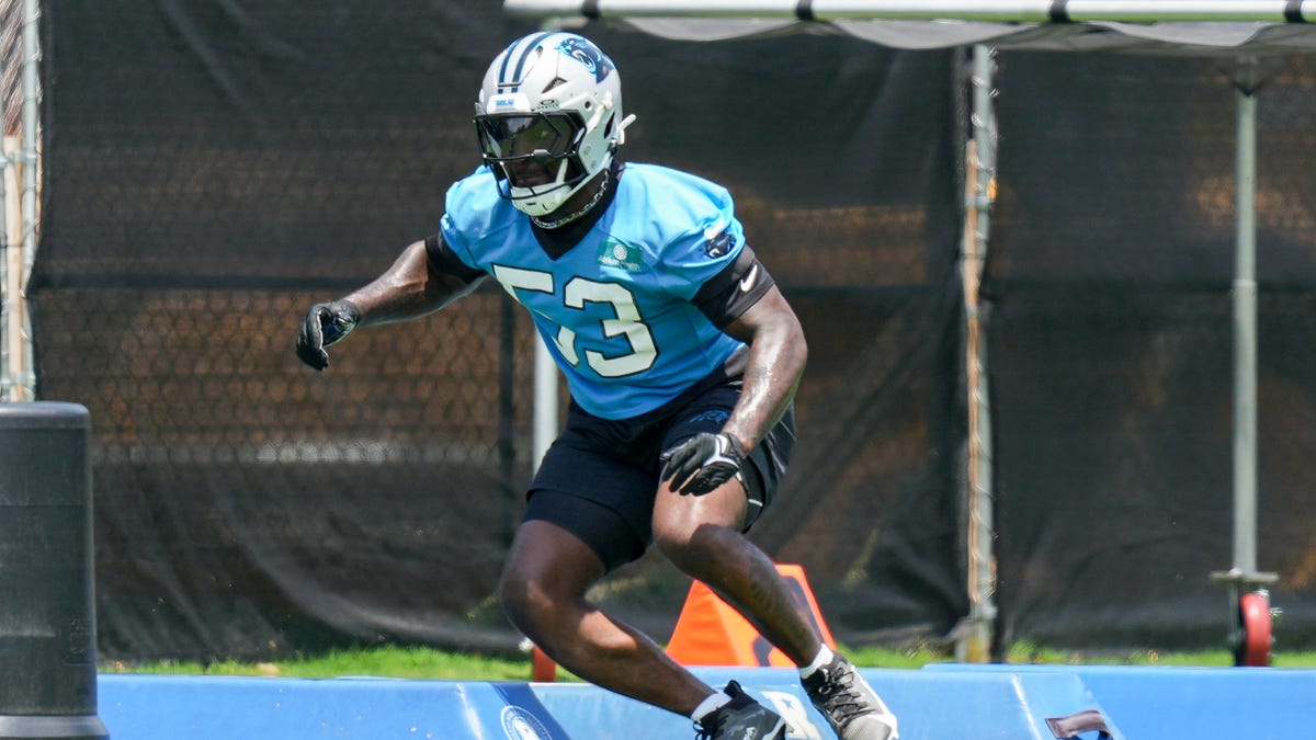 Carolina Panthers linebacker Claudin Cherelus hosts camp at Golden Gate