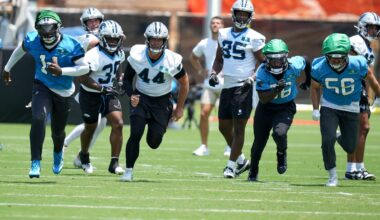 Panthers initial 53-man roster projection following offseason workouts